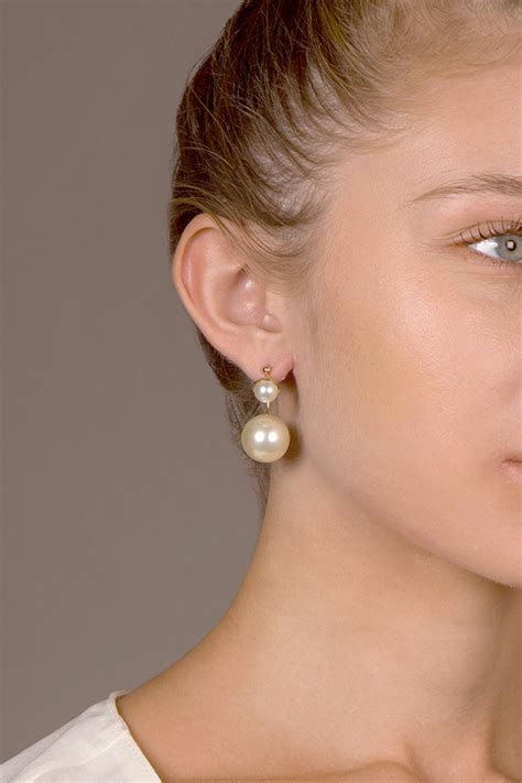 dior pearl.earrings|pearl earrings christian Dior.